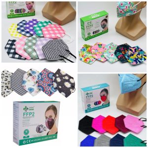 FFP2 ADULTO BLANCAS, LISAS, DECORADAS Y BOCA DE PEZ